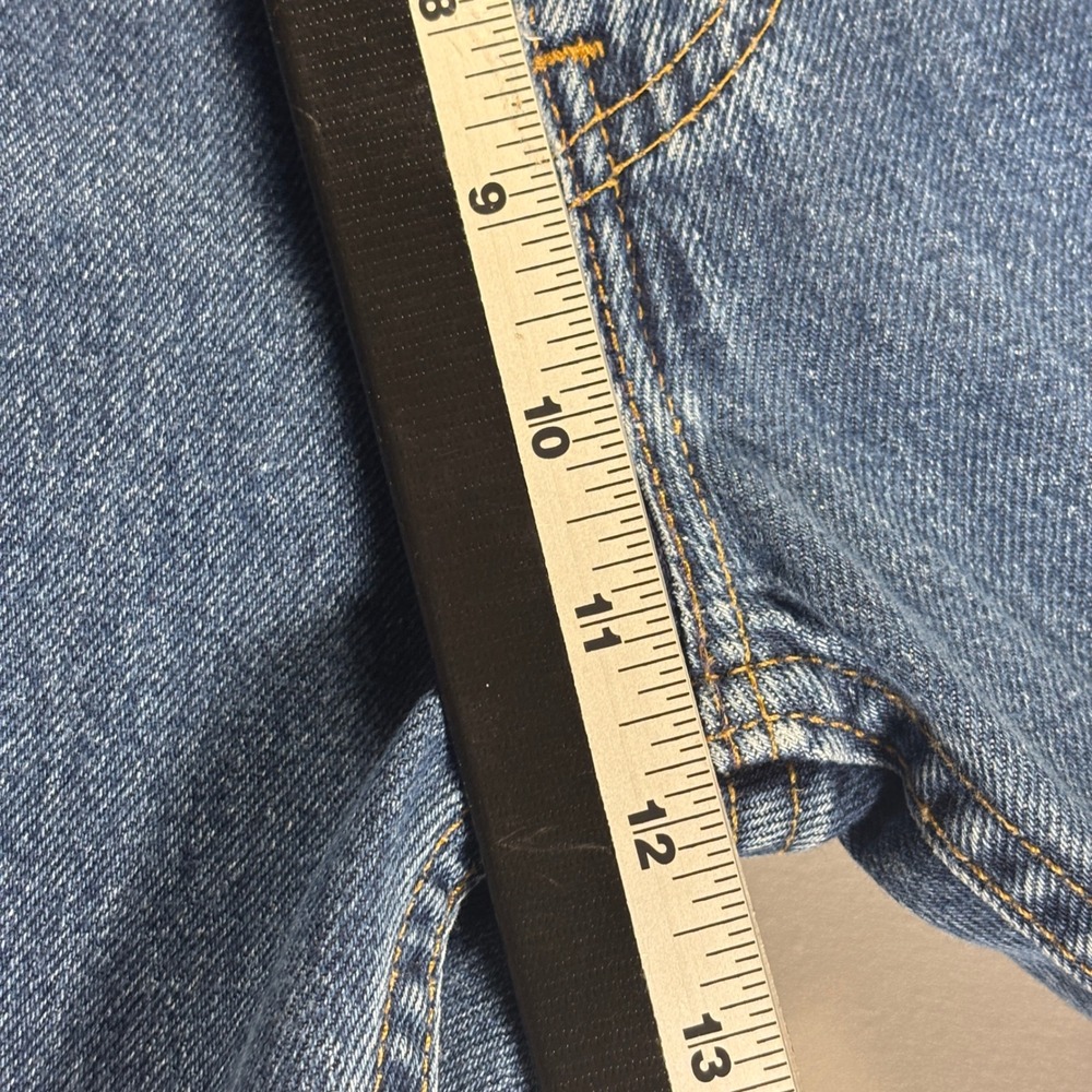 USA VTG Levis 505 Jeans Mens W34 L32 Regular Fit Straight Leg Blue Denim - Picture 7 of 12